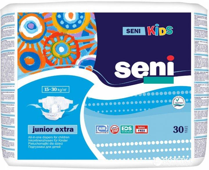 Bella_Підгузн. для дітей SENI KIDS junior extra (30 шт 15-30)//5 7%УКТ